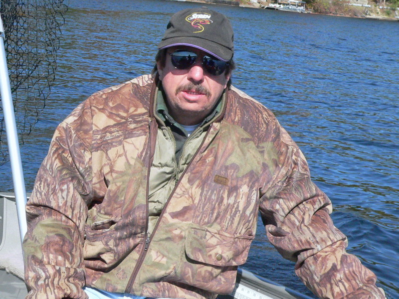 Bob Papson Cheif biologist for NJF&W out on a muskie outing