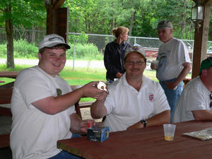 Mike Kopp and son Kyle enjoying the 2005 spring fling tournament