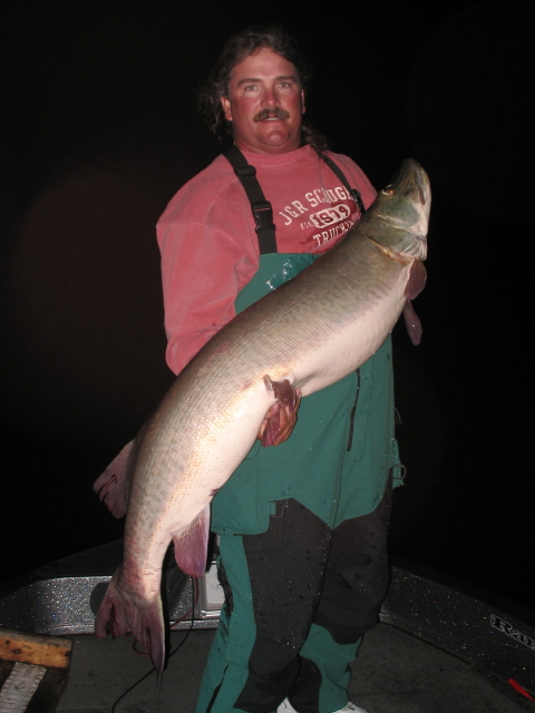 Pat with a 56incher lunker of the month