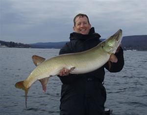 Steve with a Greenwood  51incher Lunker of the Month