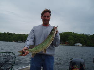 Daryl Raloski participated in our guide for a day and caught this 30 incher